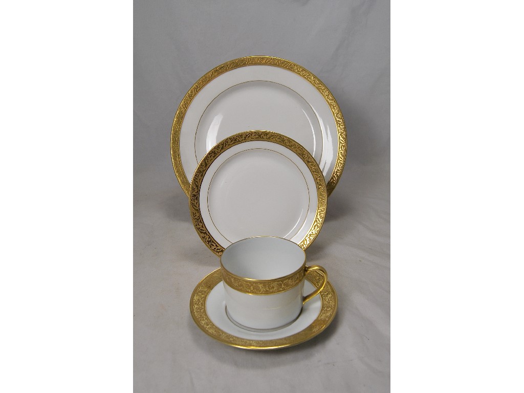 Appraisal: An extensive Limoges dinner and coffee service retailed by Carl