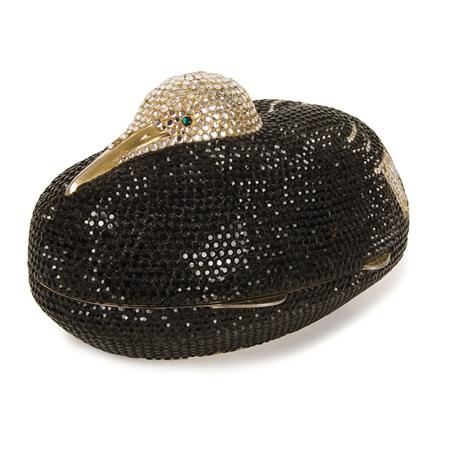 Appraisal: Judith Leiber Sitting Duck Crystal Studded Evening Bag Estimate nbsp