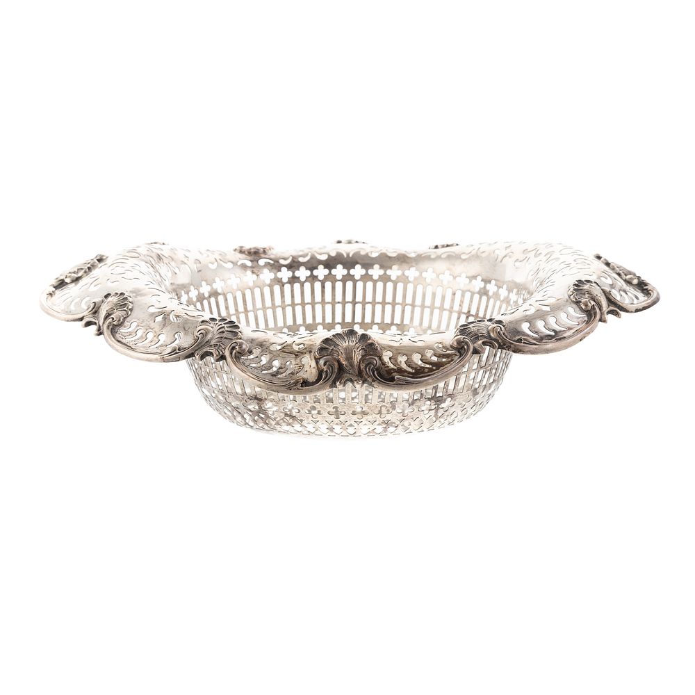 Appraisal: Howard Sterling Co Sterling Dish - oval with openwork body