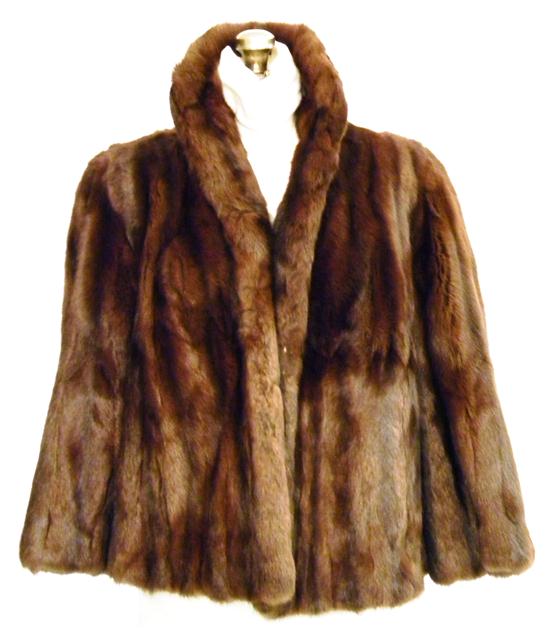 Appraisal: W E Grace Furriers brown mink jacket size to