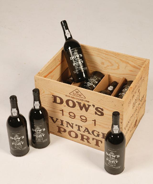 Appraisal: A CASE OF DOW'S VINTAGE PORT -