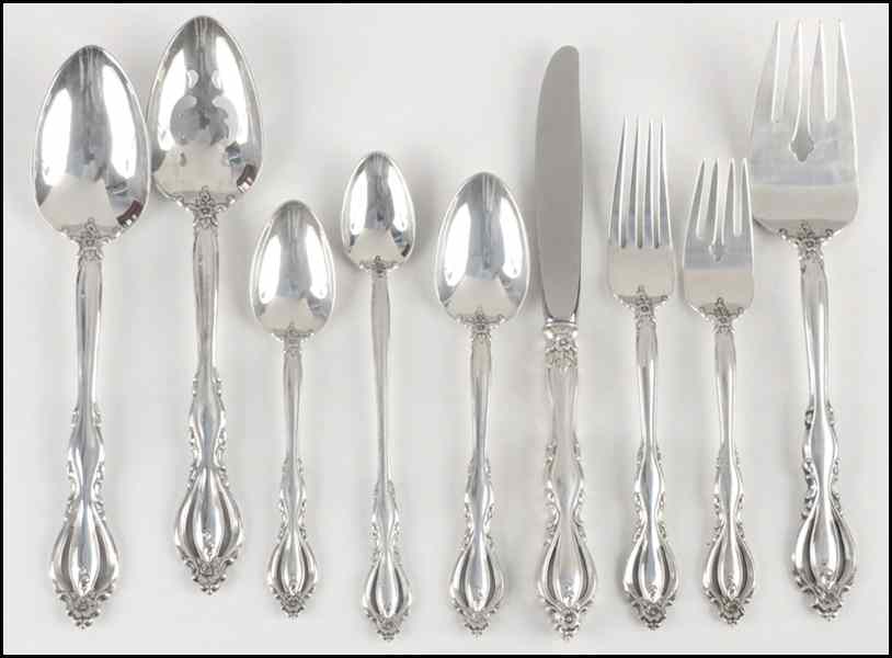 Appraisal: INTERNATIONAL STERLING SILVER FLATWARE SERVICE IN THE GRAND REGENCY PATTERN