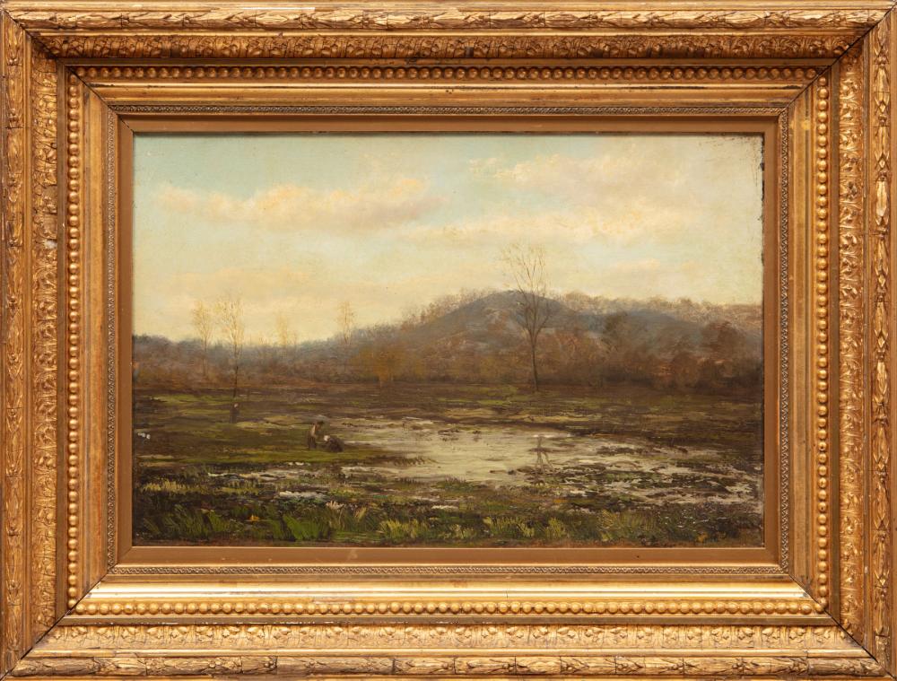 Appraisal: Attributed to Dwight William Tryon American Connecticut - Mountainous Landscape