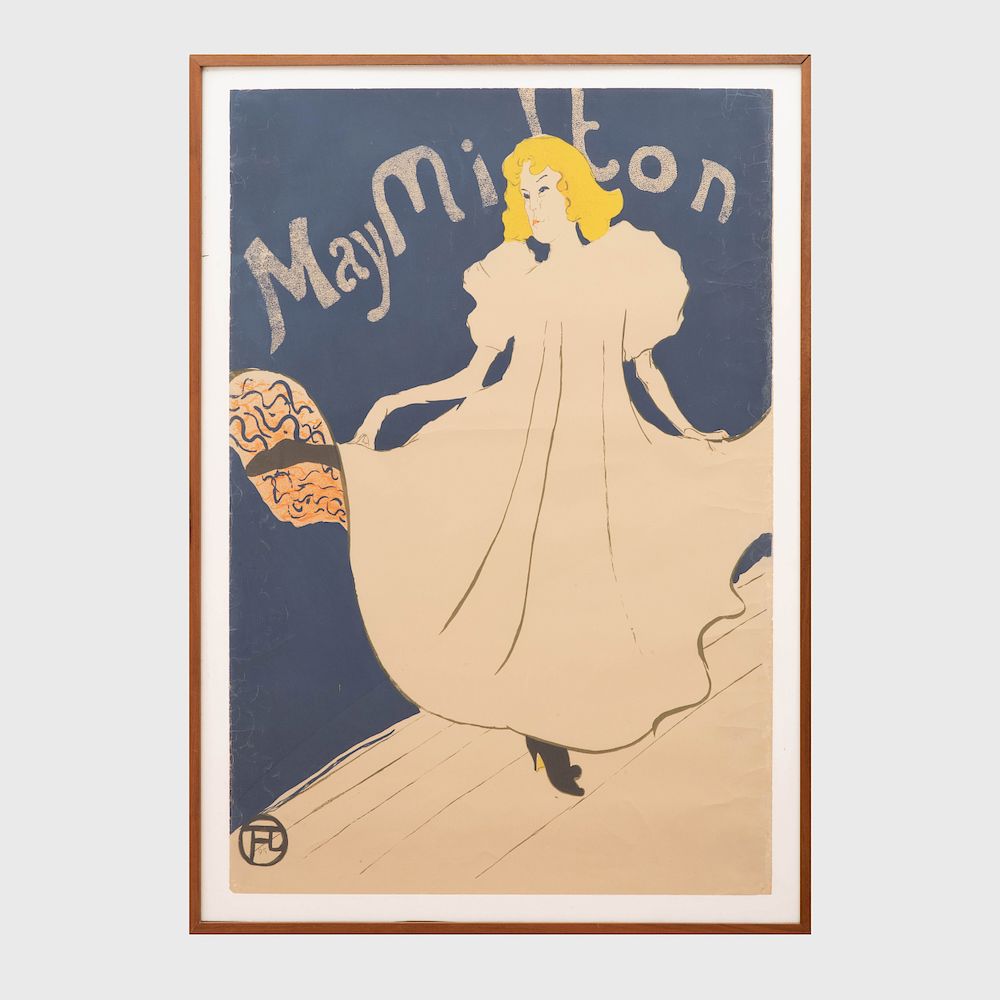 Appraisal: Henri de Toulouse-Lautrec - May Milton Lithograph in colors mounted