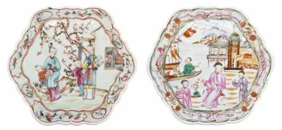 Appraisal: A Group of Two Chinese Enameled Porcelain Dishes each of