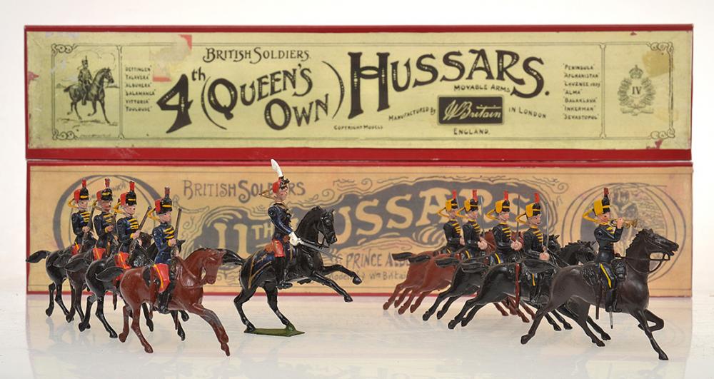 Appraisal: X SETS OF BRITAINS INCLUDING NO TH QUEEN'S OWN HUSSARS