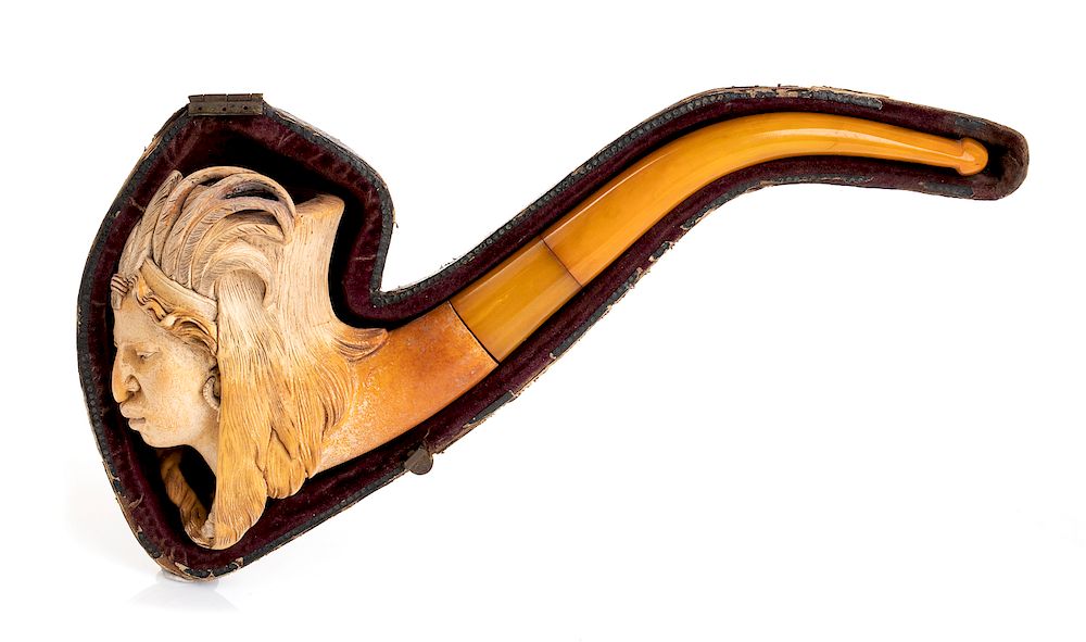 Appraisal: Meerschaum pipe - England late th early th Century Meerschaum