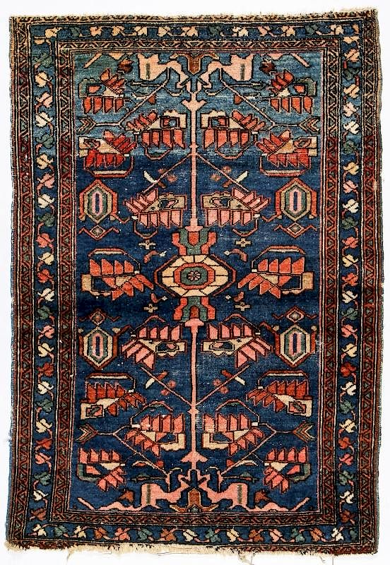 Appraisal: Antique Hamadan Rug Persia ' '' x ' '' Antique