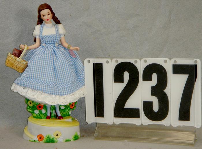 Appraisal: Barbie as Dorothy musical chime porcelain figurine plays Somewhere Over