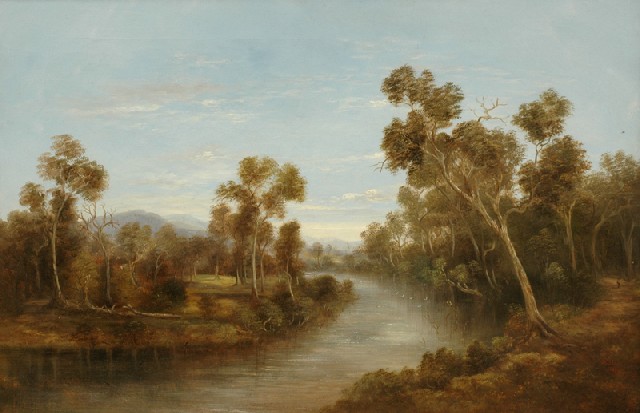 Appraisal: William Short Senior - Mount Jeffcott Richardson River oil on