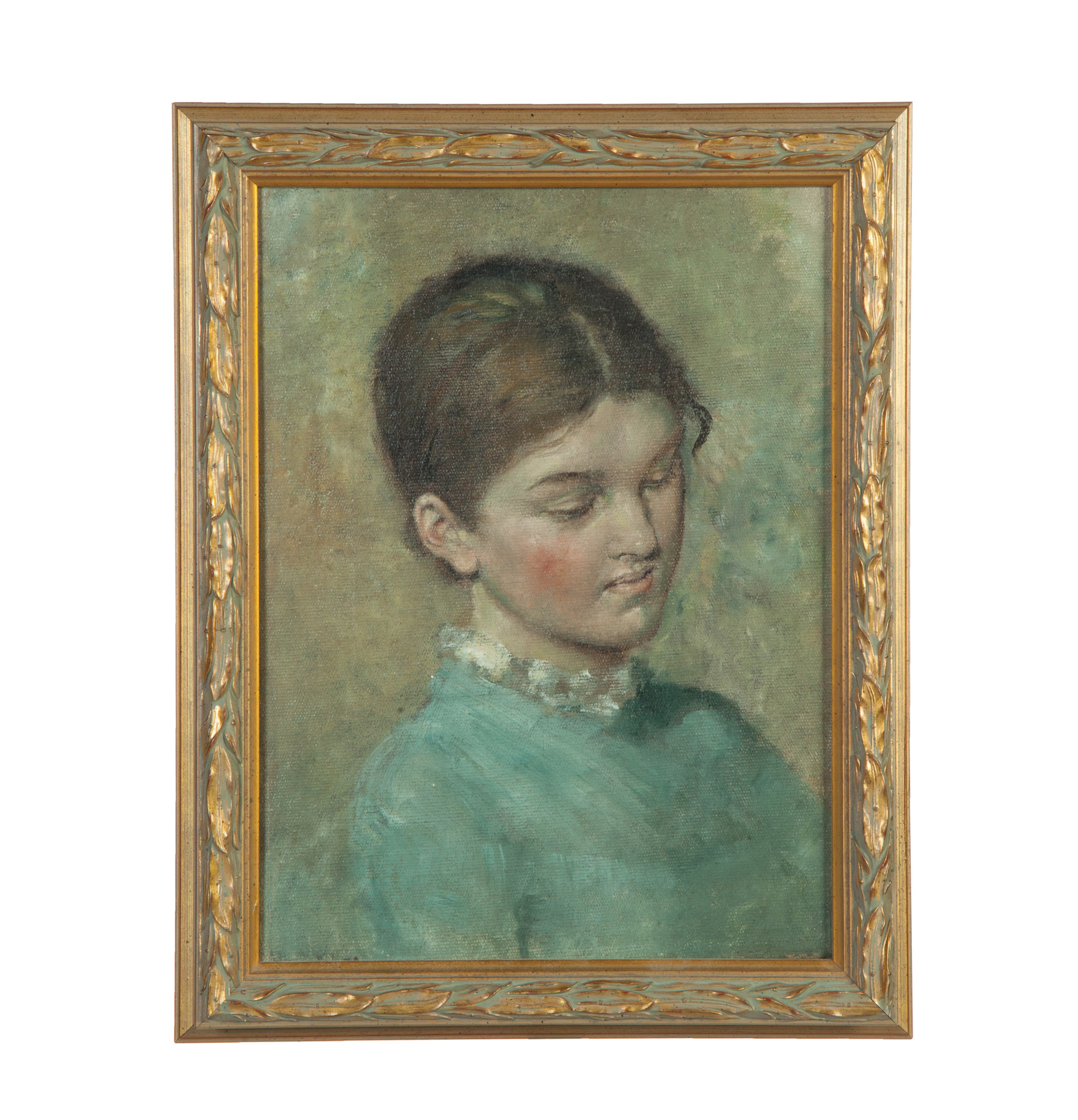 Appraisal: PORTRAIT OF A YOUNG WOMAN AMERICAN SCHOOL LATE TH CENTURY