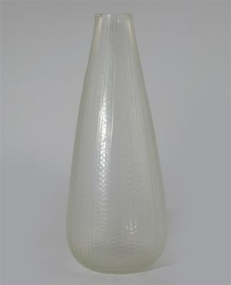 Appraisal: A Venini Murano glass Battuto vase designed by Carlo Scarpa