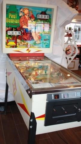 Appraisal: VINTAGE GOTTLIEB S PAUL BUNYAN PINBALL MACHINE CENTS FOR PLAY