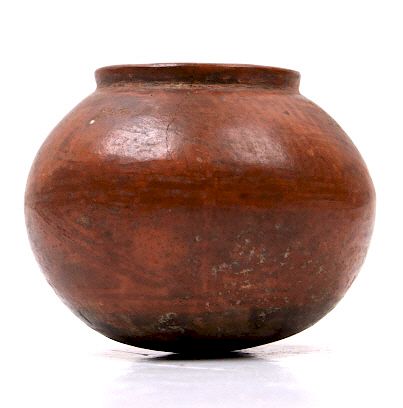 Appraisal: Pre-Colombian Indian Pottery Vessel For your bidding pleasure is this