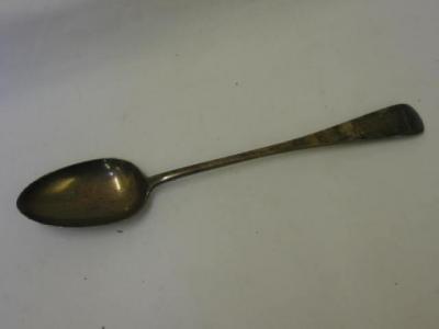 Appraisal: A VICTORIAN BASTING SPOON in Old English pattern chased with