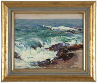 Appraisal: Nell Walker Warner ''Heavy Sea At Laguna'' signed lower right