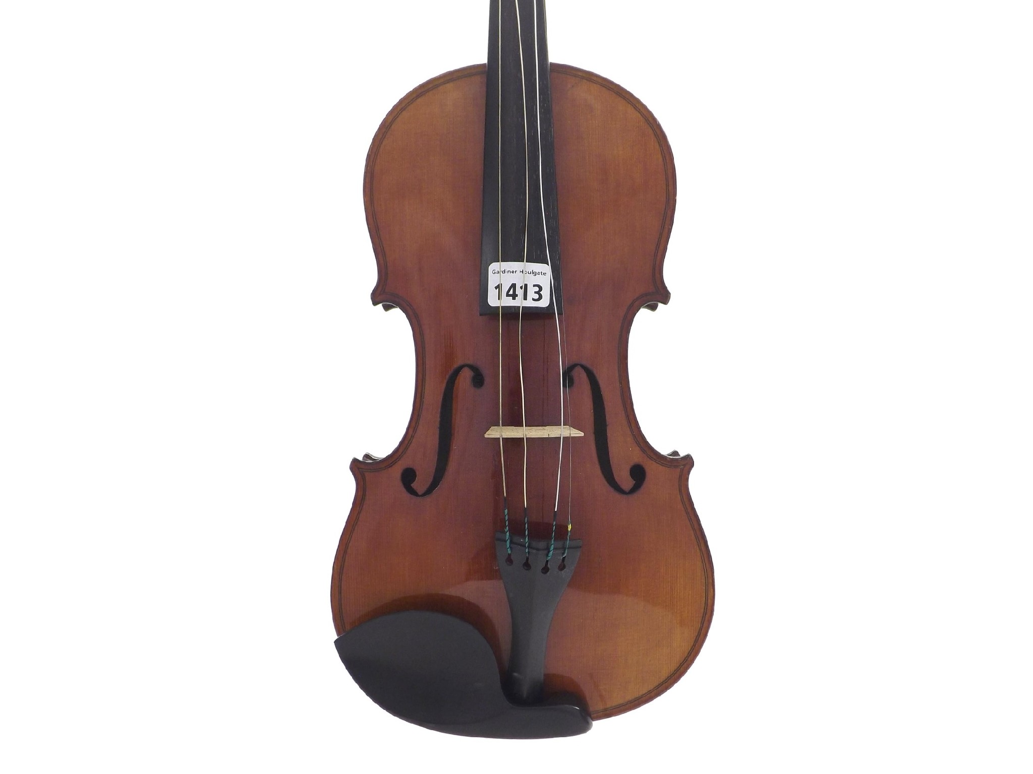 Appraisal: German violin labelled Copy of Stradivarius Manufactured in Saxony by