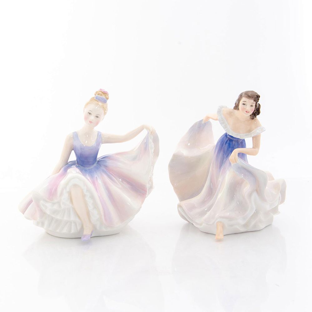 Appraisal: PAIR OF ROYAL DOULTON CERAMIC FIGURINES A Gypsy Dance HN