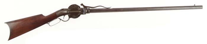 Appraisal: RARE PORTER REVOLVING RIFLE Cal SN except on the cylinder