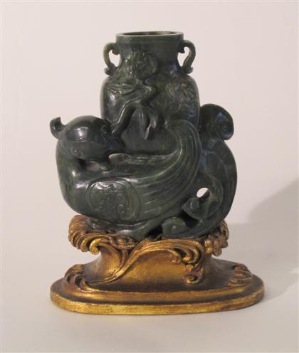 Appraisal: Chinese jade vase th th century