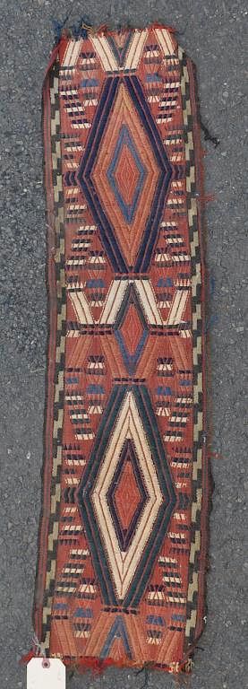 Appraisal: Bag Face losses wear ' long wide All rugs sold