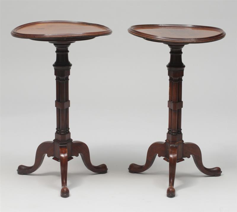 Appraisal: Pair of George III Style Rosewood Wine Tables x in