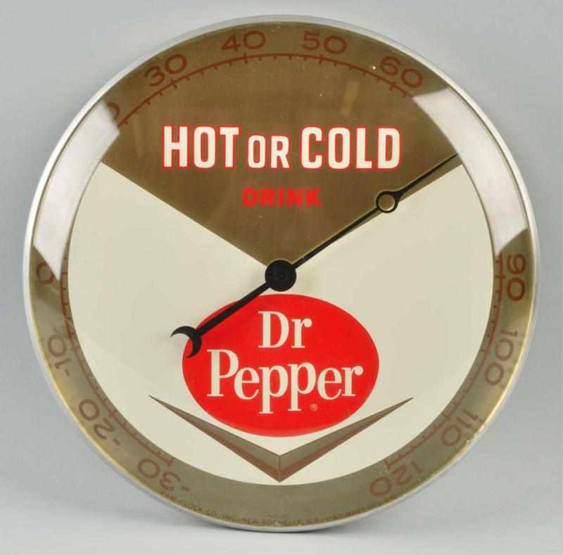 Appraisal: s Dr Pepper PAM Thermometer Description Clean bright and beautiful