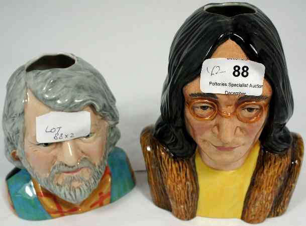 Appraisal: Baistow Manor Character Jugs comprising John Lennon Limted Edition and