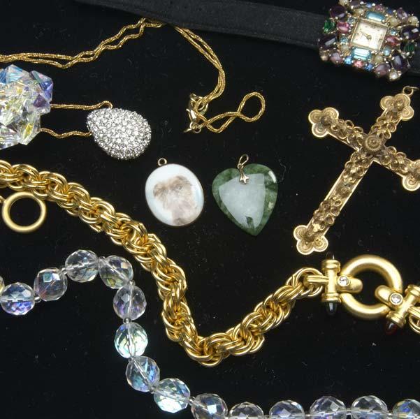 Appraisal: RECENT STYLISH COSTUME JEWELRY Collection includes some silver and possibly