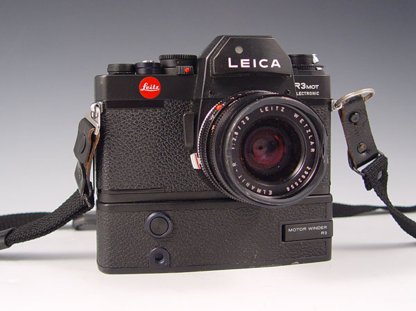 Appraisal: LEICA R ELECTRONIC CAMERA WITH MOTOR WINDER mm f lens