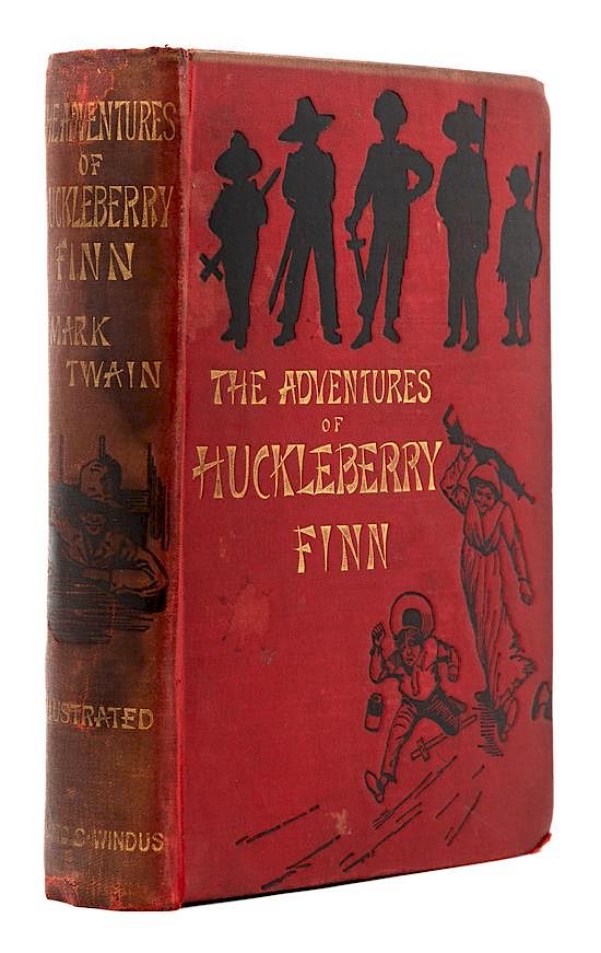 Appraisal: CLEMENS Samuel Mark Twain - The Adventures of Huckleberry Finn