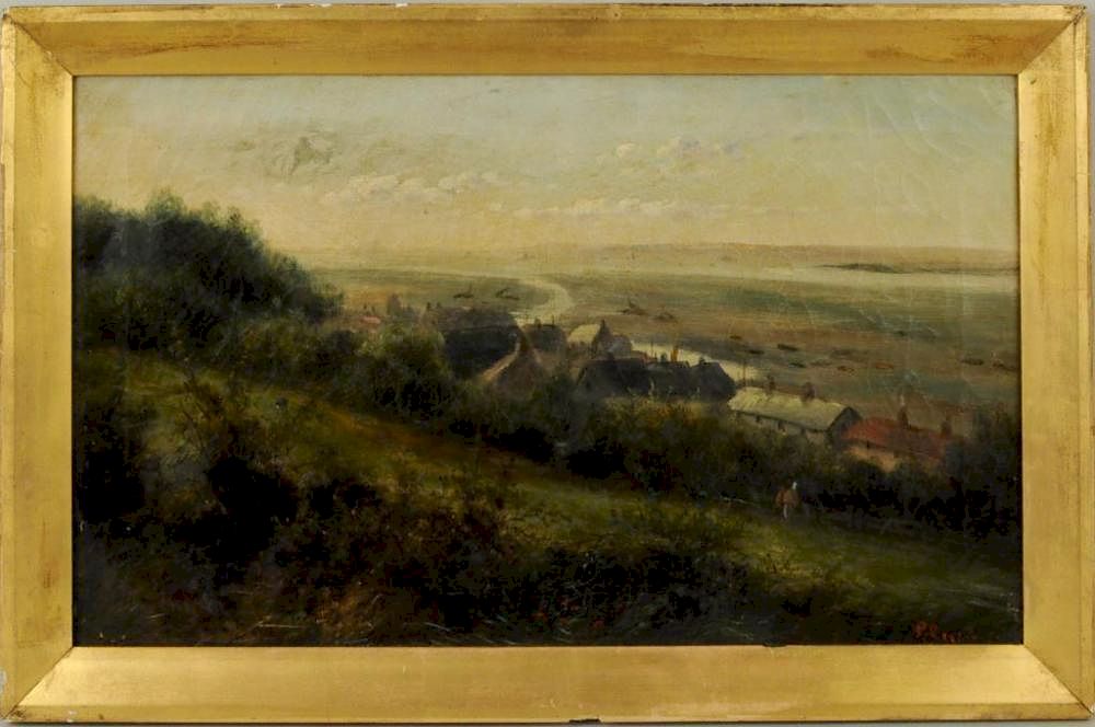 Appraisal: Peter Leslie Country Landscape O C Peter Leslie English b