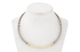 Appraisal: David Yurman Metro Cable Collar Necklace David Yurman founded A