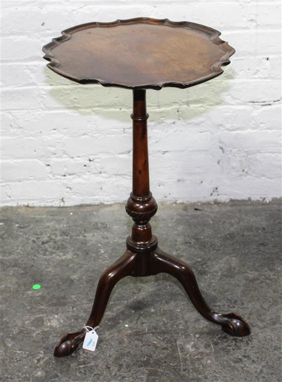 Appraisal: Sale Lot An American Walnut Candle Stand th century having