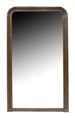 Appraisal: Charles X style wall mirror th c having foliate carved