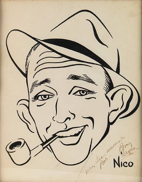 Appraisal: A large collection of actor signed caricatures from The Brown