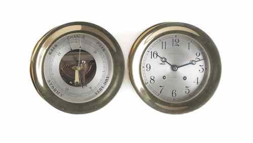 Appraisal: Chelsea ship's clock and barometer dia