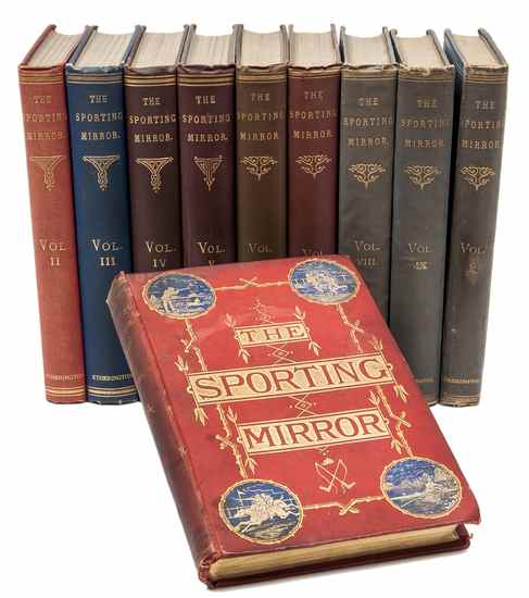 Appraisal: Sporting Mirror The vol a complete run plates occasional spotting