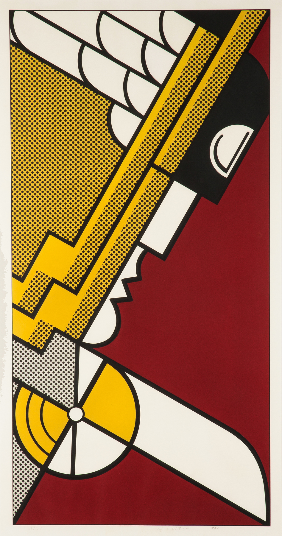 Appraisal: Roy Lichtenstein American - Salute to Aviation C Sgn lower