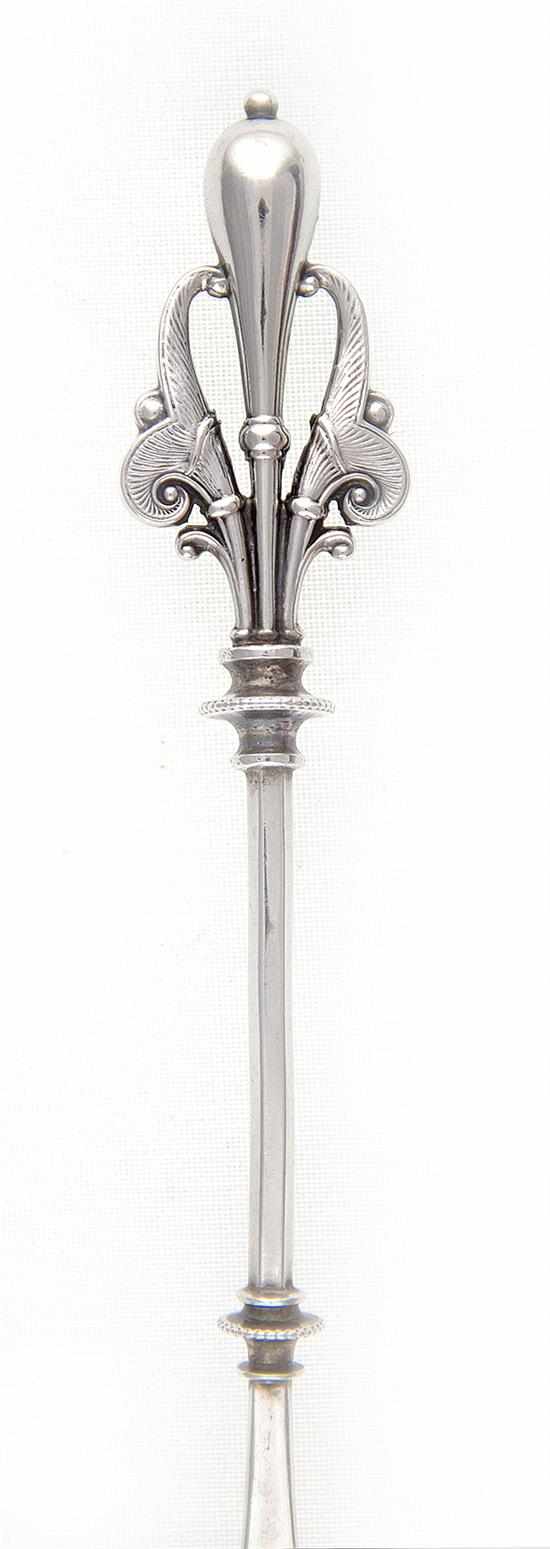 Appraisal: Unusual Tiffany Co sterling sugar sifter New York circa ornate