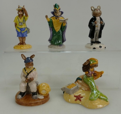 Appraisal: A collection of Royal Doulton Bunnykins Figures to include Mermaid