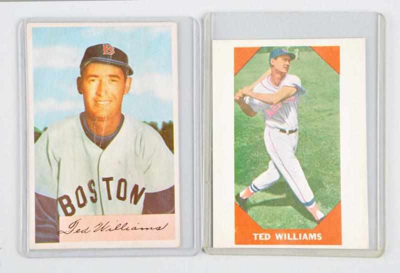 Appraisal: Lot of Ted Williams Baseball Cards Description Includes Bowman no