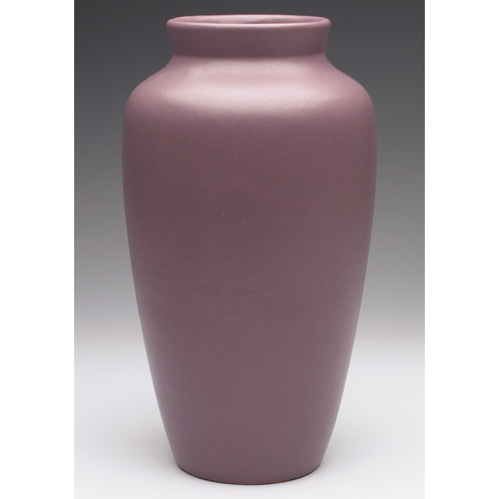 Appraisal: Old Pot Shop vase large tapered shape in a plum