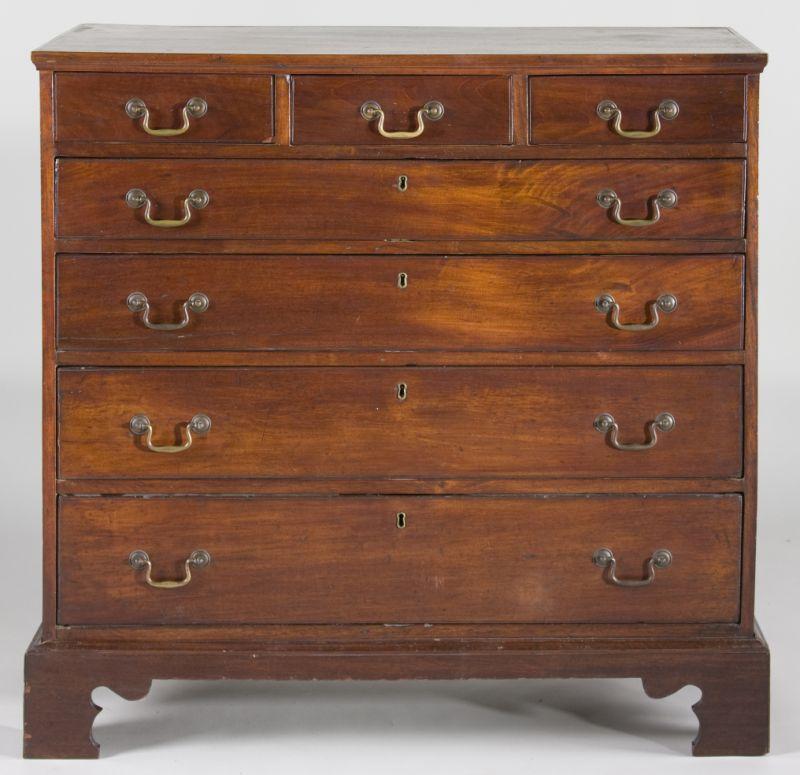 Appraisal: Southern Chippendale Chest of Drawers late th century Eastern NC