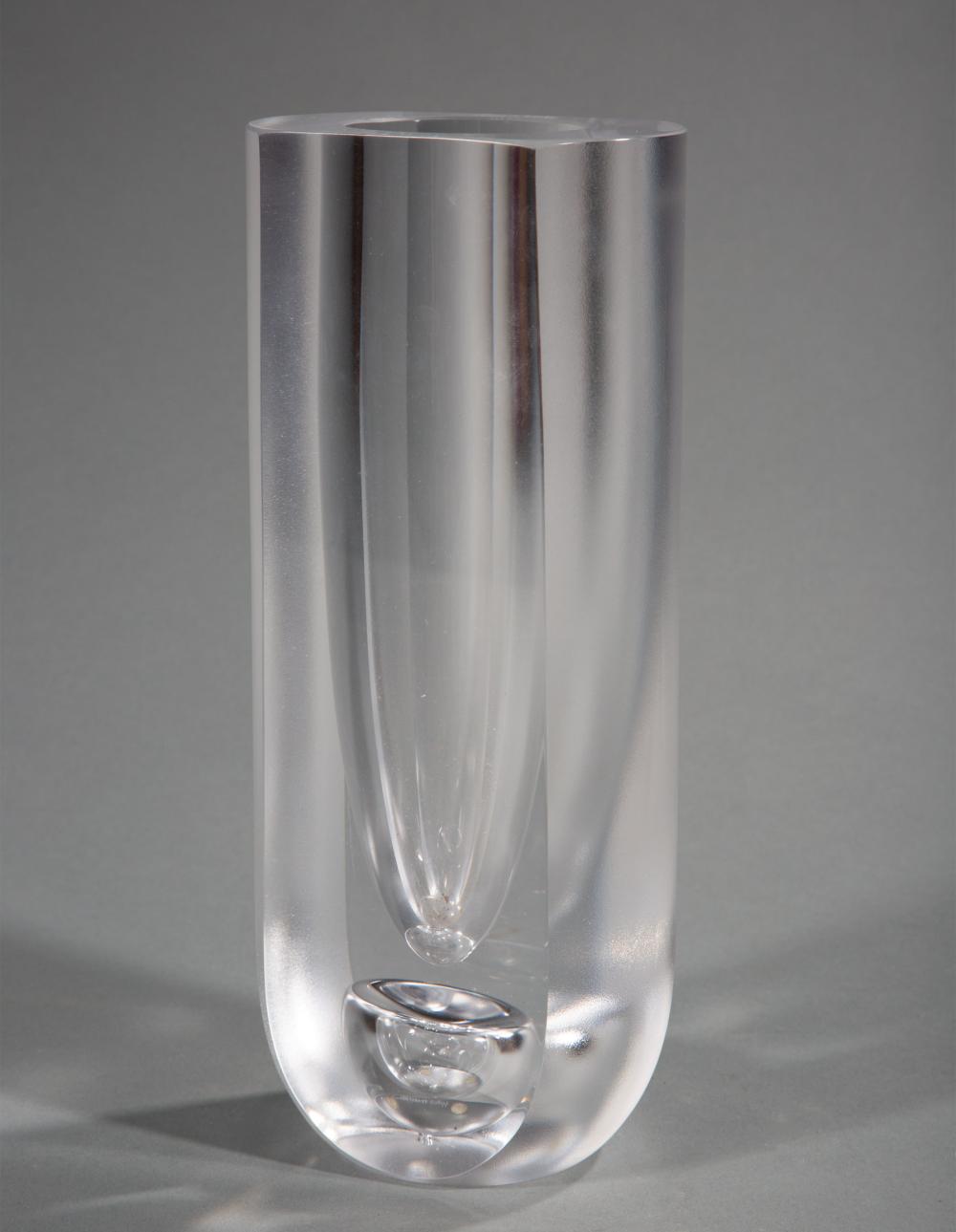 Appraisal: Goran W rff Swedish b for Kosta Boda Glass Vase