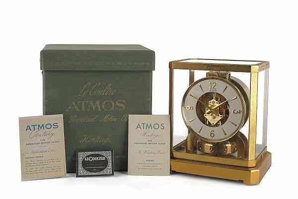 Appraisal: Le Coultre Atmos clock with a case h