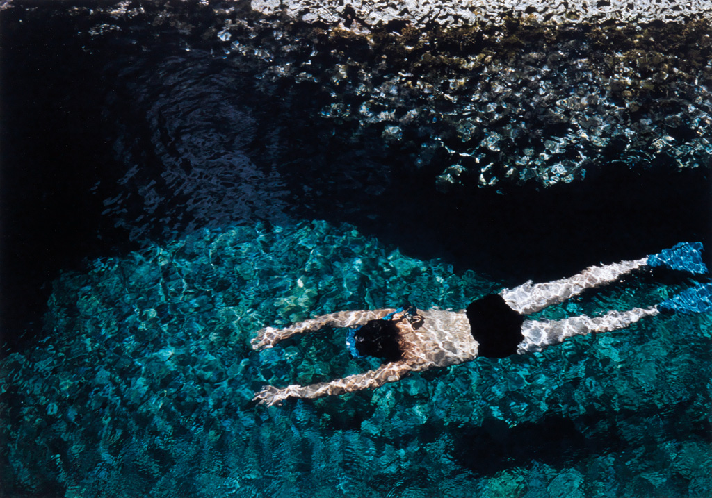 Appraisal: ERNST HAAS - Swimmer Chromogenic print the image measuring x