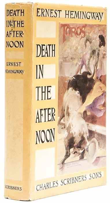 Appraisal: Hemingway Ernest Death in the Afternoon first edition colour frontispiece