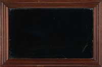 Appraisal: RECTANGULAR OGEE STYLE FRAMED MIRROR Nicely carved frame appears to