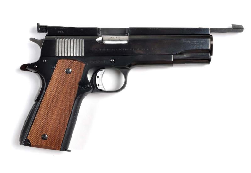 Appraisal: Clark Custom Colt Model Target Pistol Serial C Collectors have